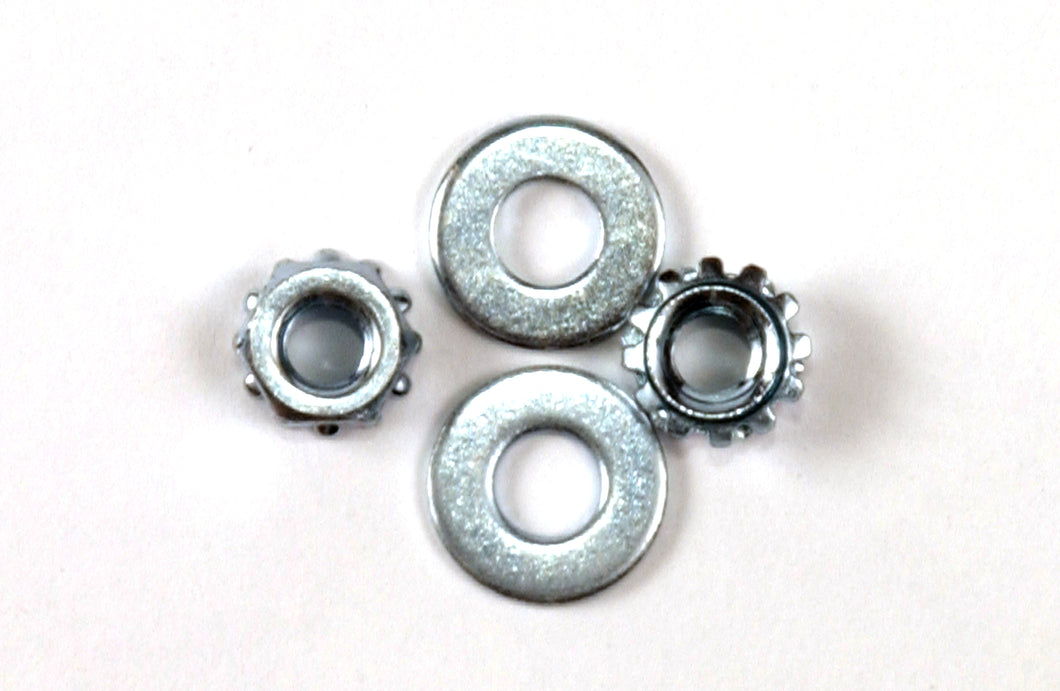 1963-67 Corvette Hardtop Rear Bolt Nut and Washers (pair)