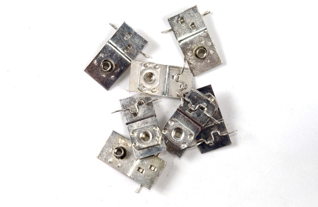 1963-67 Corvette Hardtop Rear Window Lower Molding Clips (10 pieces)